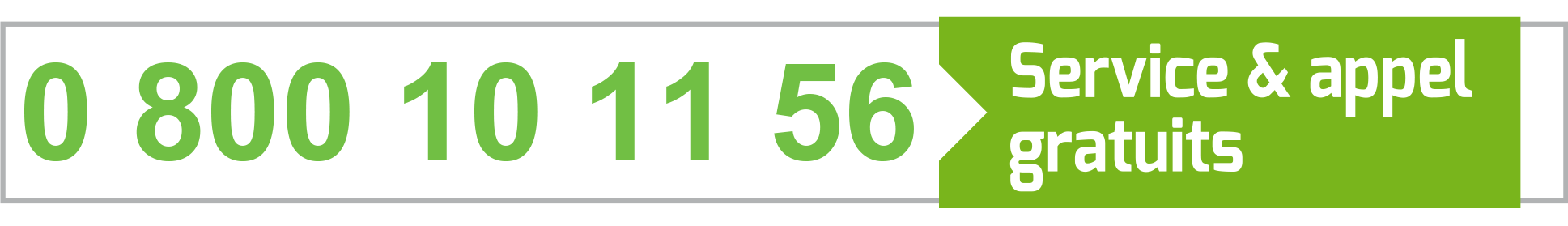 0 800 10 11 56